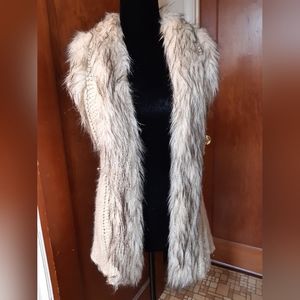 Jessica Simpson Faux Fur Sweater vest